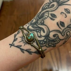 Vintage Boulder Turquoise Cuff